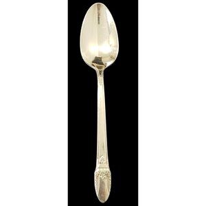 Rogers Bros Spoon First Love 1847 IS Stainless Steel Salad Lunch Dessert Spoon